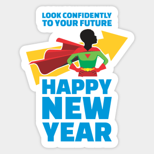 Look Confidently To Your Future (2) | New Year Sticker